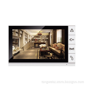 Large screen video doorphone, can open the gate and the doorNew